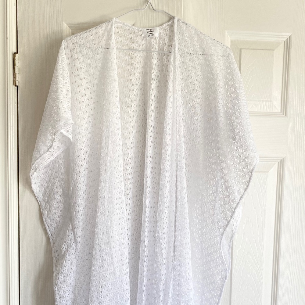 White swim Coverup NWOT
